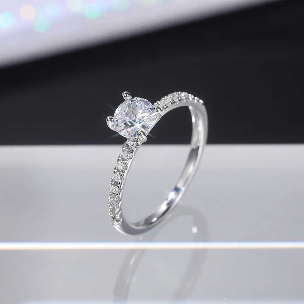 Elegant Classic Cubic Zirconium Ring