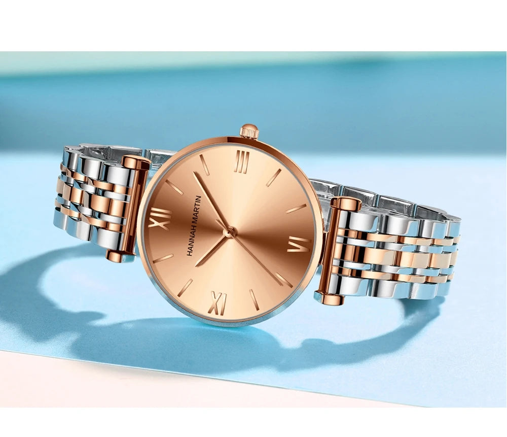 Hannah Martin Classic Two-Tone Watch – Sophisticated & Timeless