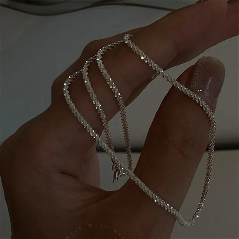 Elegant Double Layer Classic Chain Necklace for Women – Timeless Minimalist Jewellery UK