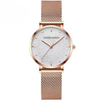 Hannah Martin Rose Gold Mesh Watch – Elegant Women’s Luxury Timepiece