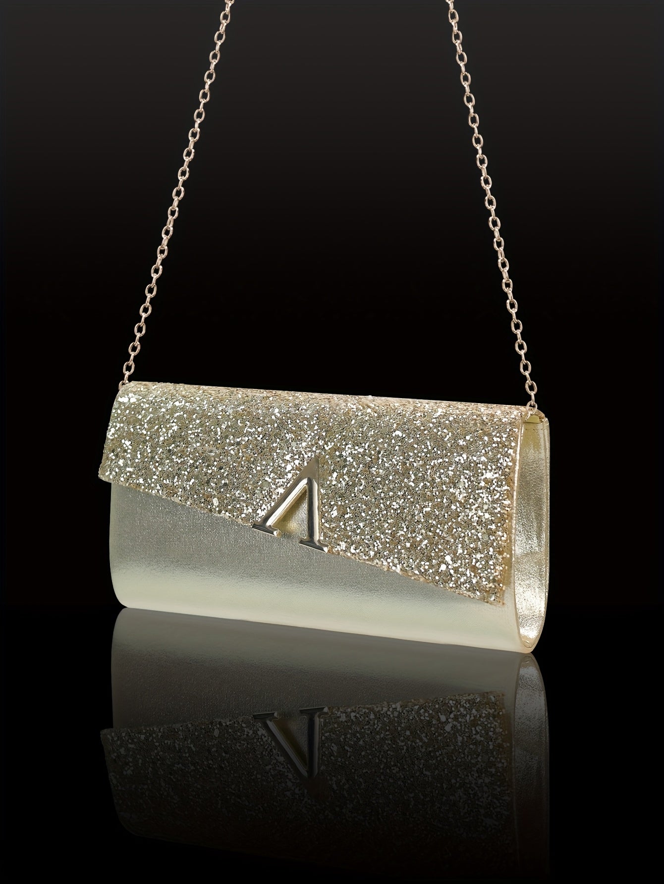 Blue & Gold Luxury Jewellery & Clutch Set – Necklace, Earrings, Bracelet & Evening Bag