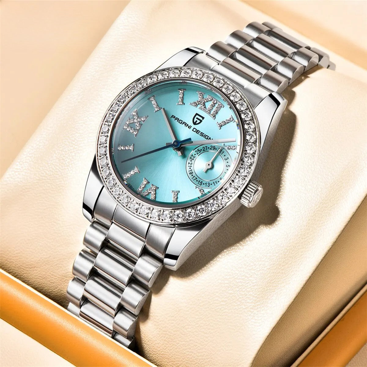 Sapphire Crystal Roman Dial Fashion Watch
