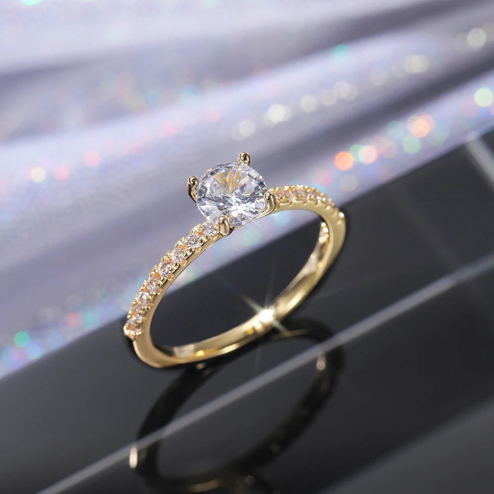 Elegant Classic Cubic Zirconium Ring