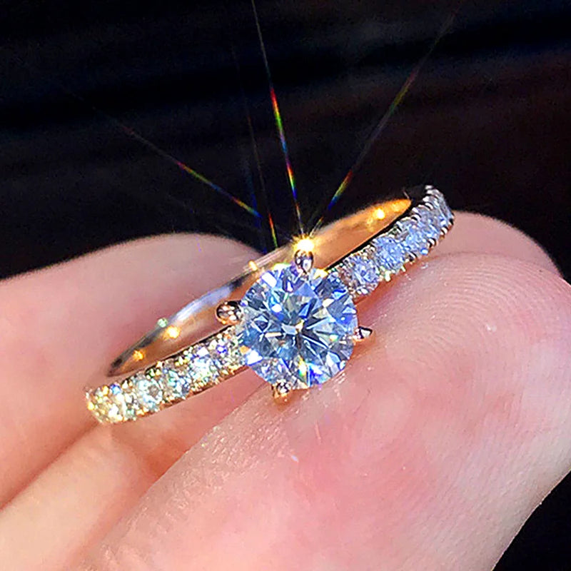 Elegant Classic Cubic Zirconium Ring