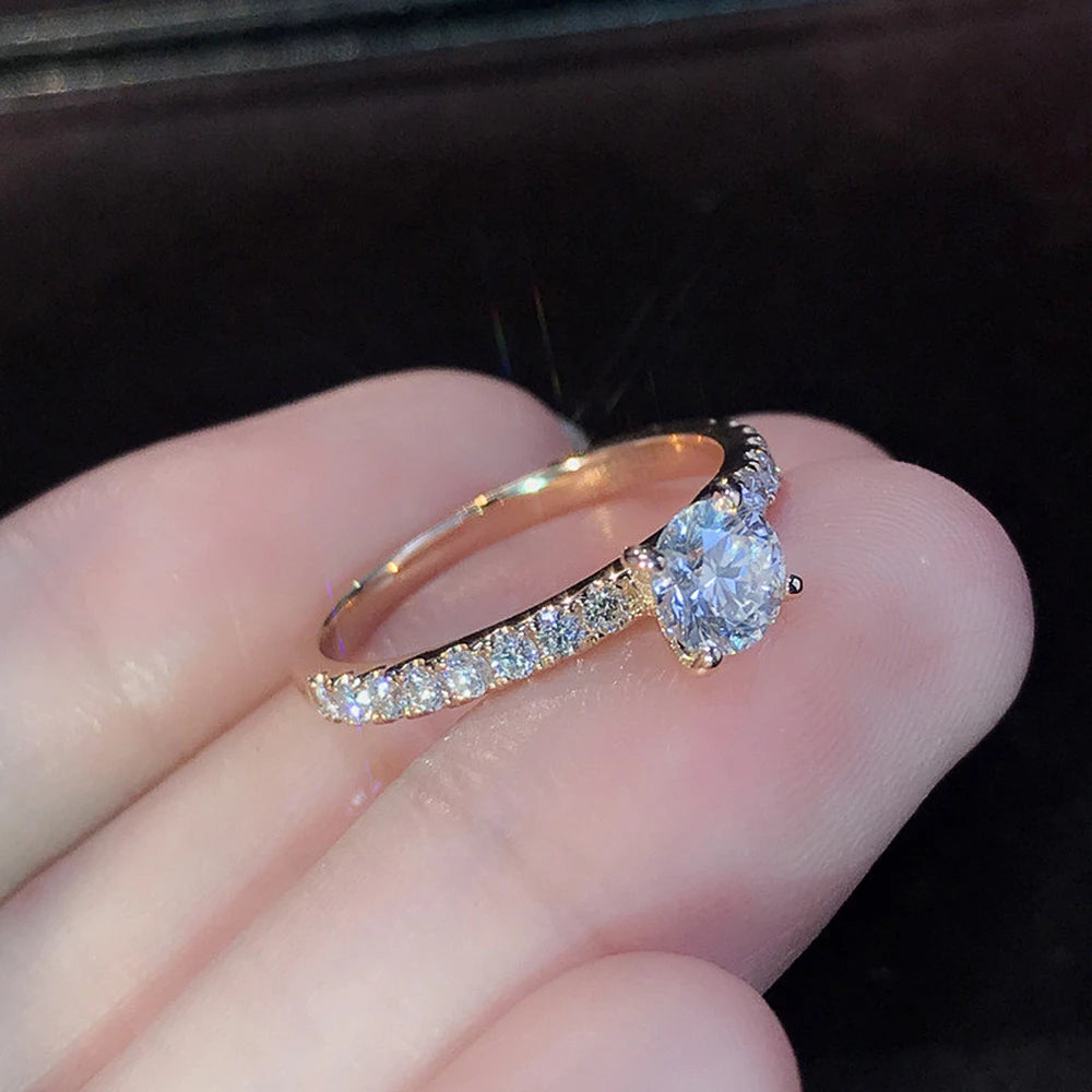 Elegant Classic Cubic Zirconium Ring