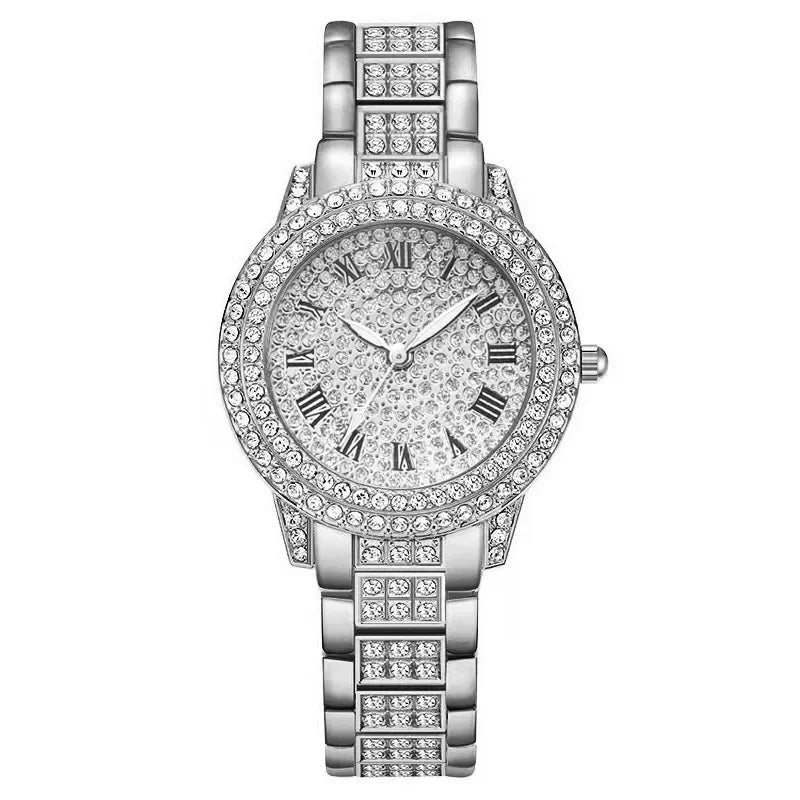 Luxury Crystal Women’s Watch - Gold, Rose Gold & Silver