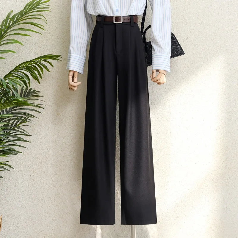 High-Waisted Elegance Trousers – Effortless British Style