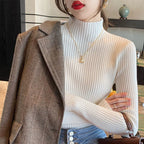 Ribbed Knit Long Sleeve Top – Chic Warmth & Effortless Style for Autumn & Winter