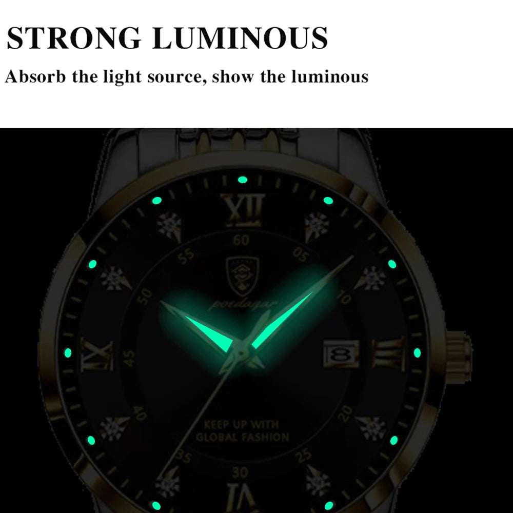 Classic Luxury Stainless Steel Watch