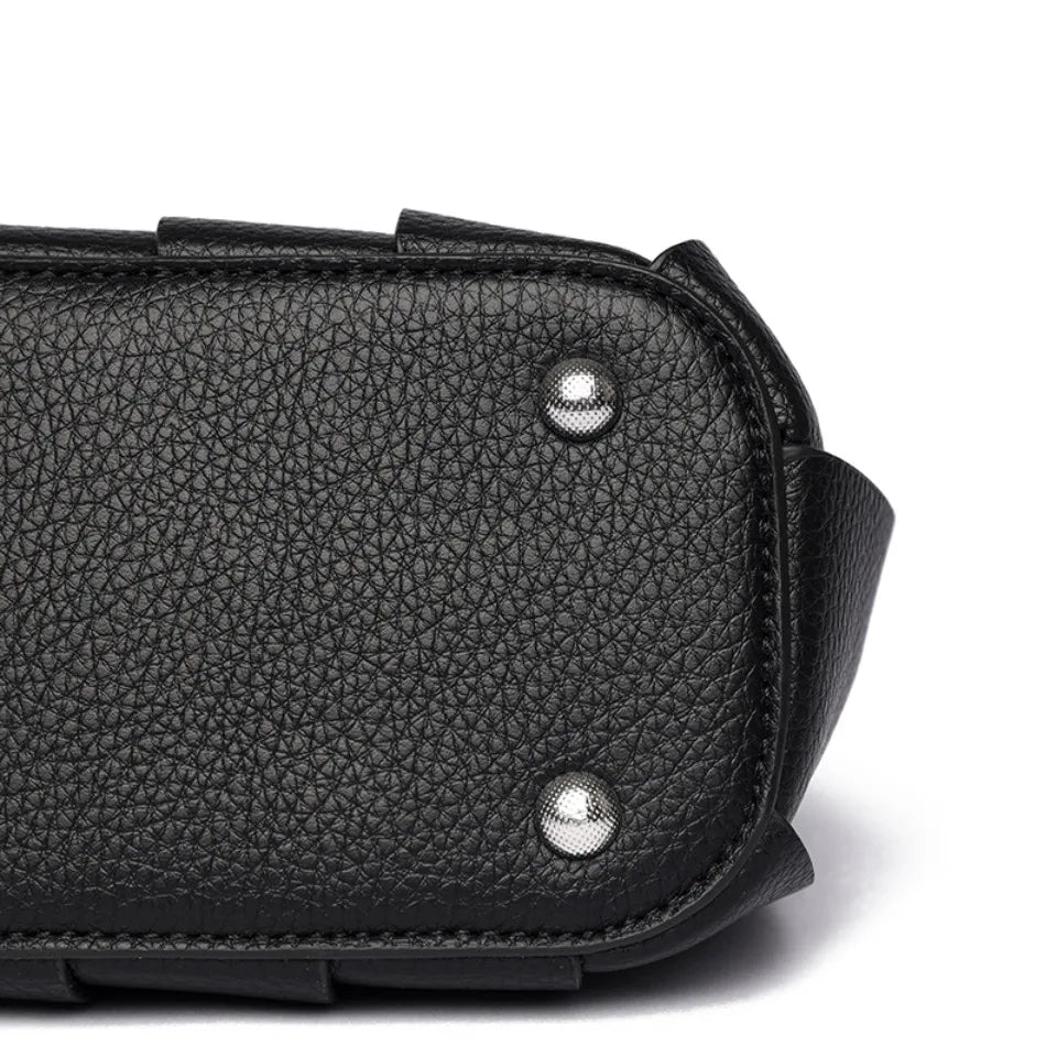 Structured Women's Handbag – Elegant Faux Leather with Inner Storage