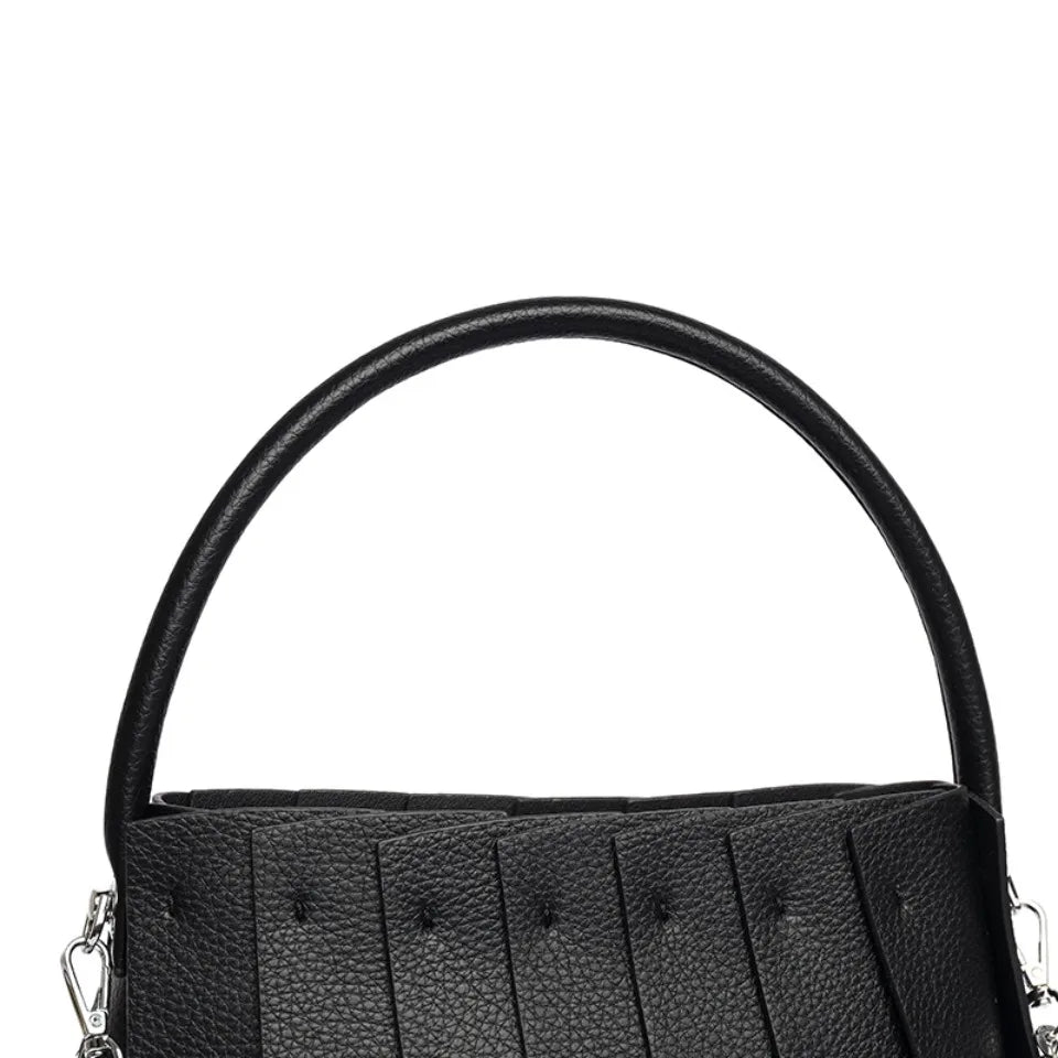 Structured Women's Handbag – Elegant Faux Leather with Inner Storage