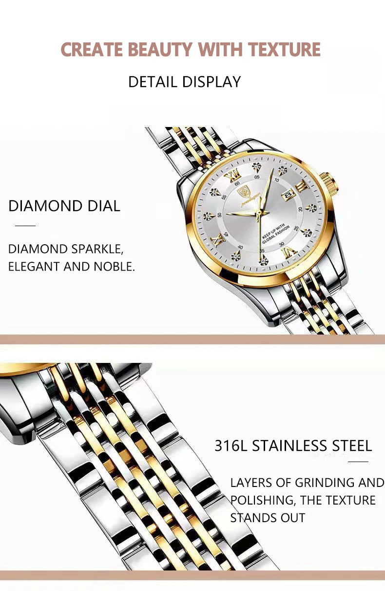 Classic Luxury Stainless Steel Watch