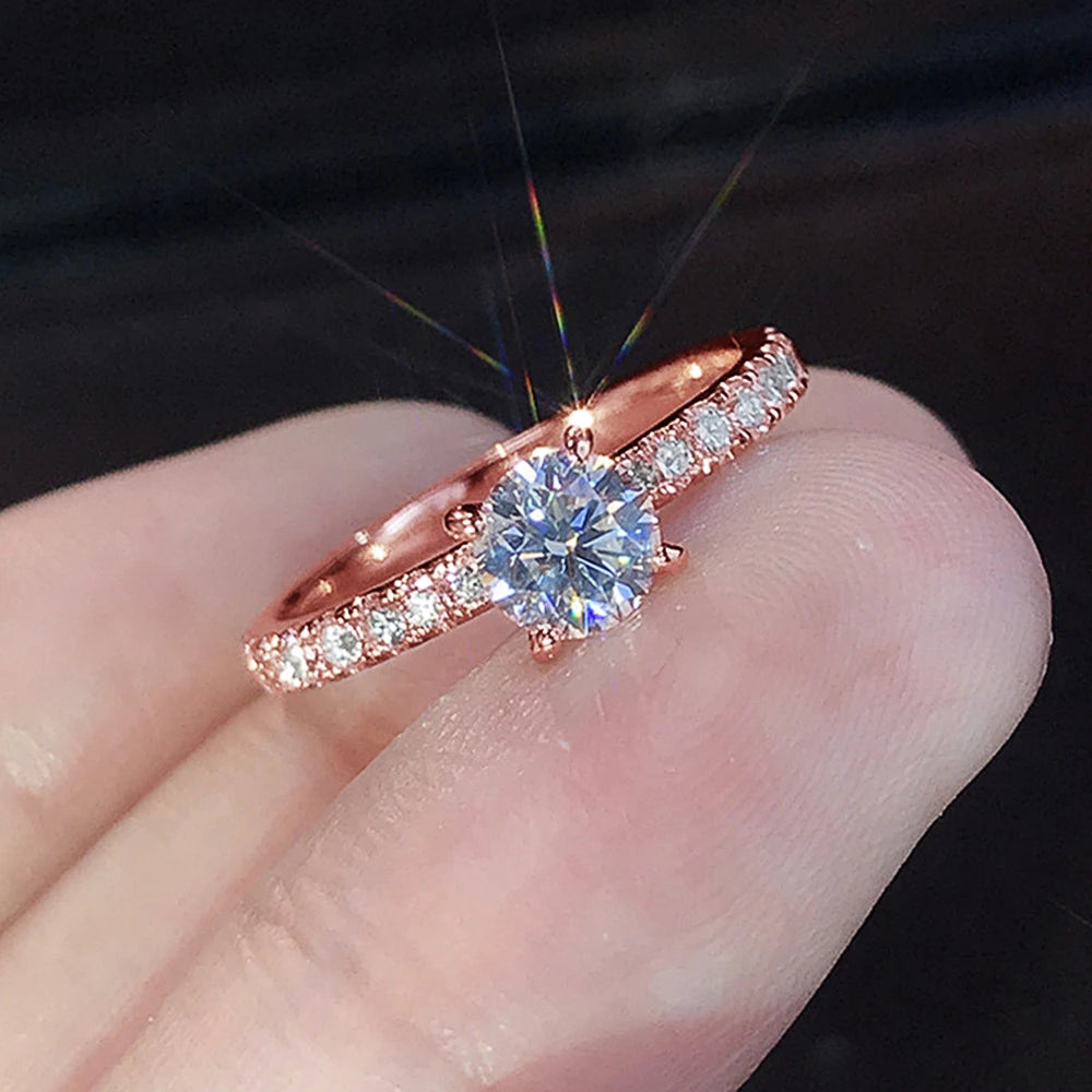 Elegant Classic Cubic Zirconium Ring