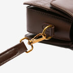 Timeless Elegance Structured Shoulder Bag – Black & Brown