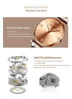 Hannah Martin Classic Two-Tone Watch – Sophisticated & Timeless