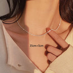 Elegant Double Layer Classic Chain Necklace for Women – Timeless Minimalist Jewellery UK