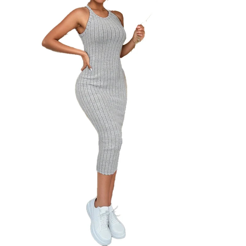 Ribbed Midi Dress – Timeless Elegance in Every Detail