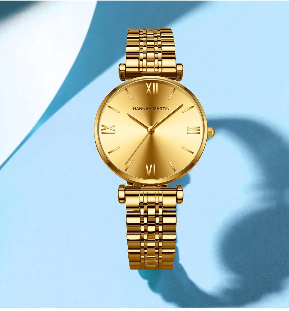 Hannah Martin Classic Two-Tone Watch – Sophisticated & Timeless