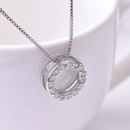 Elegant Sparkling Cubic Zirconia Necklace – 45cm