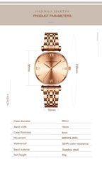 Hannah Martin Classic Two-Tone Watch – Sophisticated & Timeless