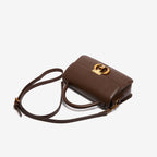 Timeless Elegance Structured Shoulder Bag – Black & Brown
