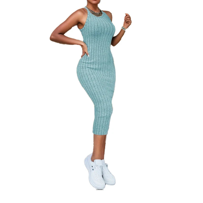 Ribbed Midi Dress – Timeless Elegance in Every Detail