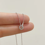 Elegant Interlocking Necklace – Rectangle & Round Designs