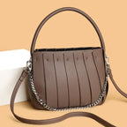 Structured Women's Handbag – Elegant Faux Leather with Inner Storage