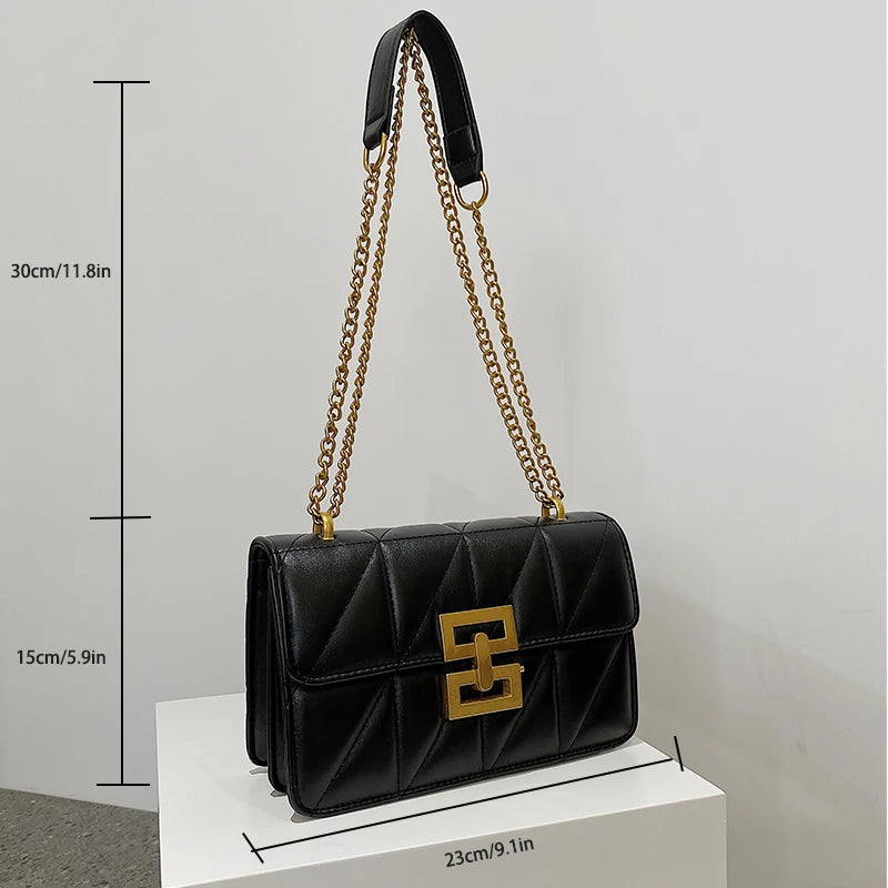 Elegant Quilted Chain Bag