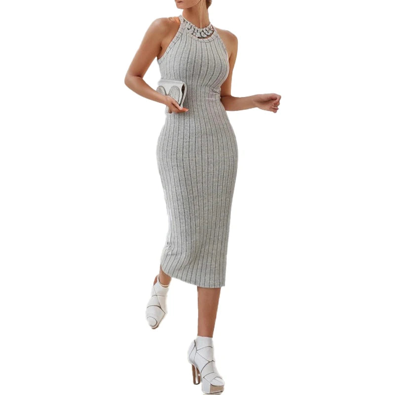 Ribbed Midi Dress – Timeless Elegance in Every Detail