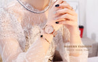 Hannah Martin Rose Gold Mesh Watch – Elegant Women’s Luxury Timepiece