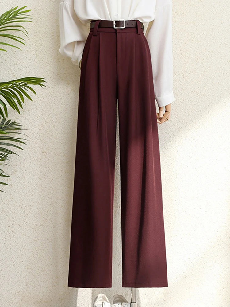 High-Waisted Elegance Trousers – Effortless British Style