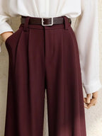 High-Waisted Elegance Trousers – Effortless British Style