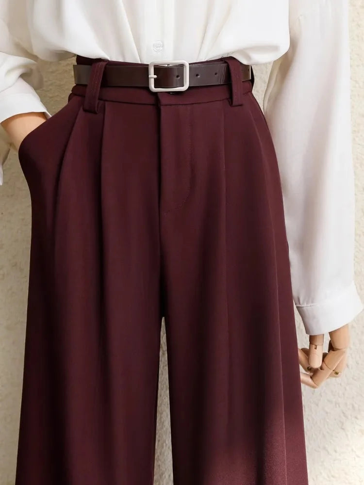 High-Waisted Elegance Trousers – Effortless British Style