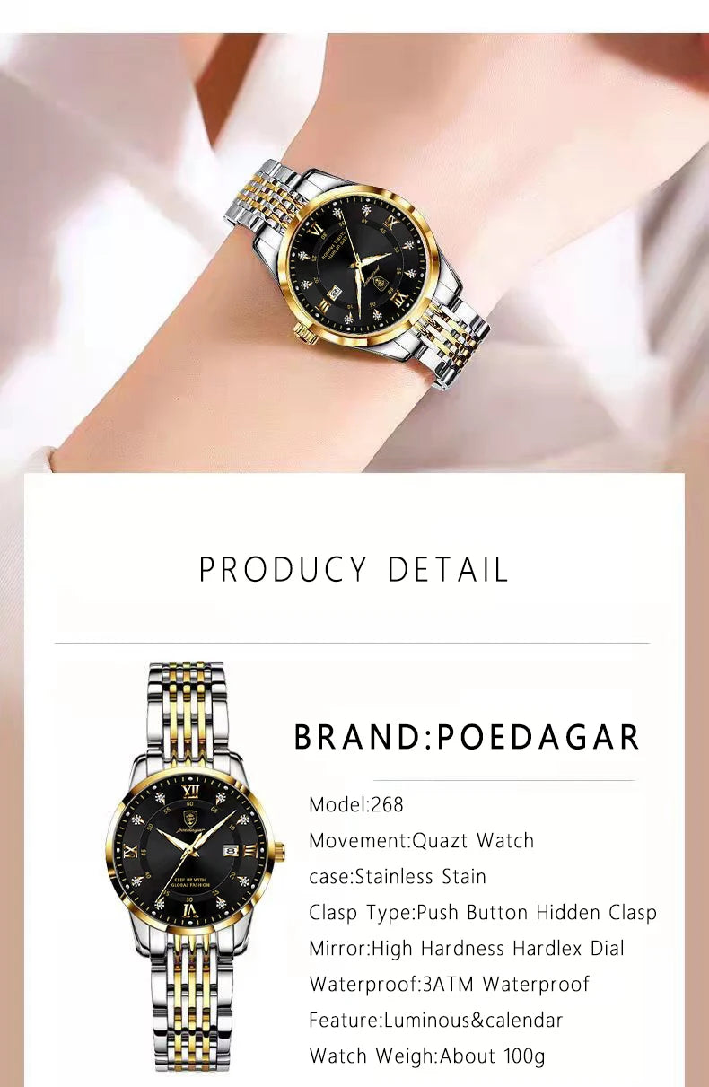 Classic Luxury Stainless Steel Watch
