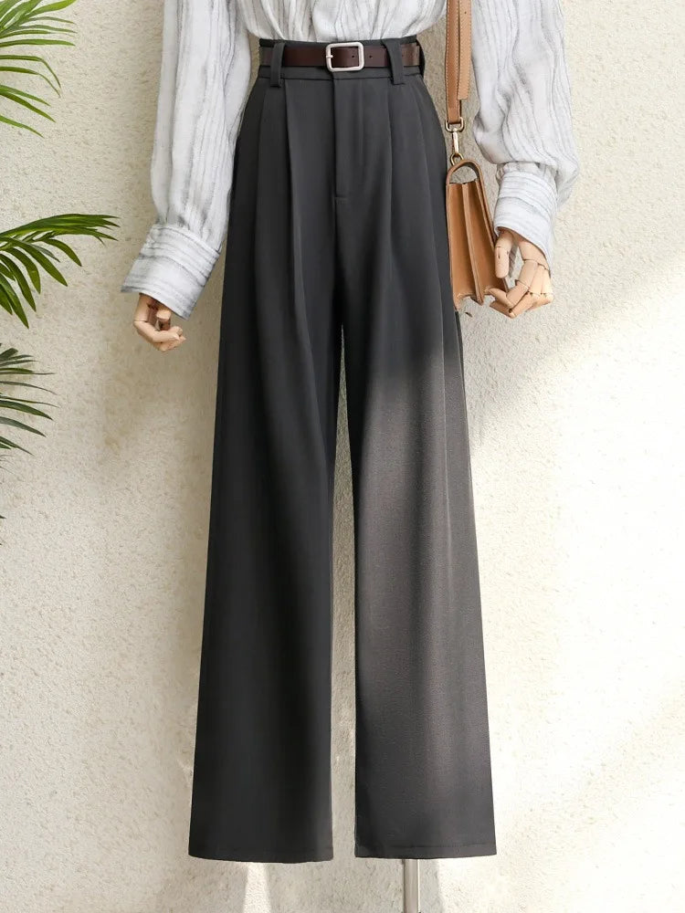 High-Waisted Elegance Trousers – Effortless British Style