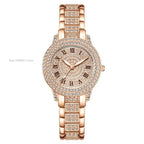 Luxury Crystal Women’s Watch - Gold, Rose Gold & Silver