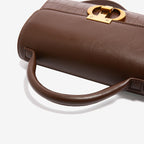 Timeless Elegance Structured Shoulder Bag – Black & Brown