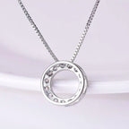 Elegant Sparkling Cubic Zirconia Necklace – 45cm