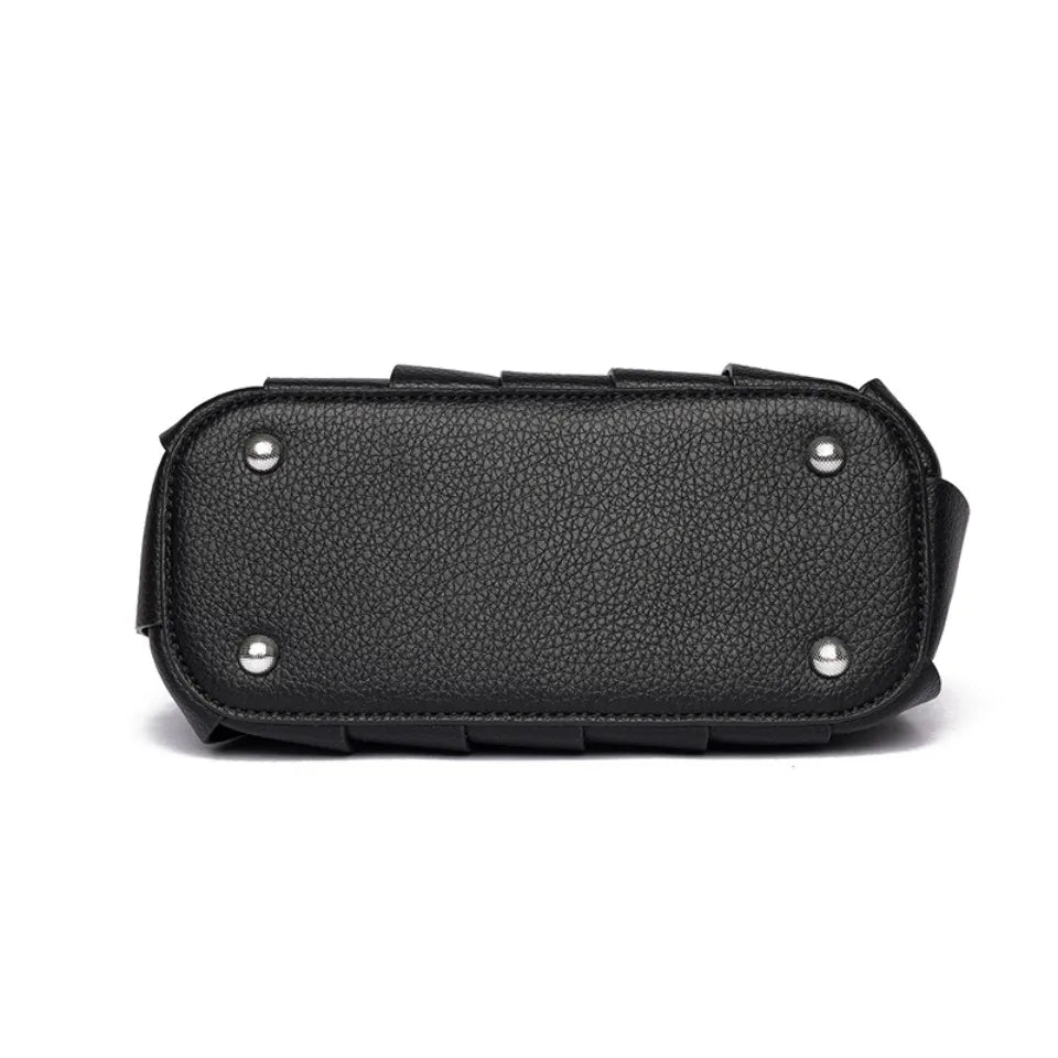 Structured Women's Handbag – Elegant Faux Leather with Inner Storage