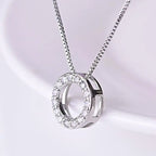 Elegant Sparkling Cubic Zirconia Necklace – 45cm