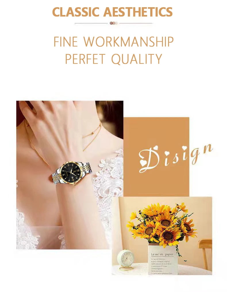 Classic Luxury Stainless Steel Watch