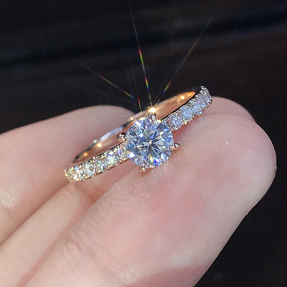 Elegant Classic Cubic Zirconium Ring