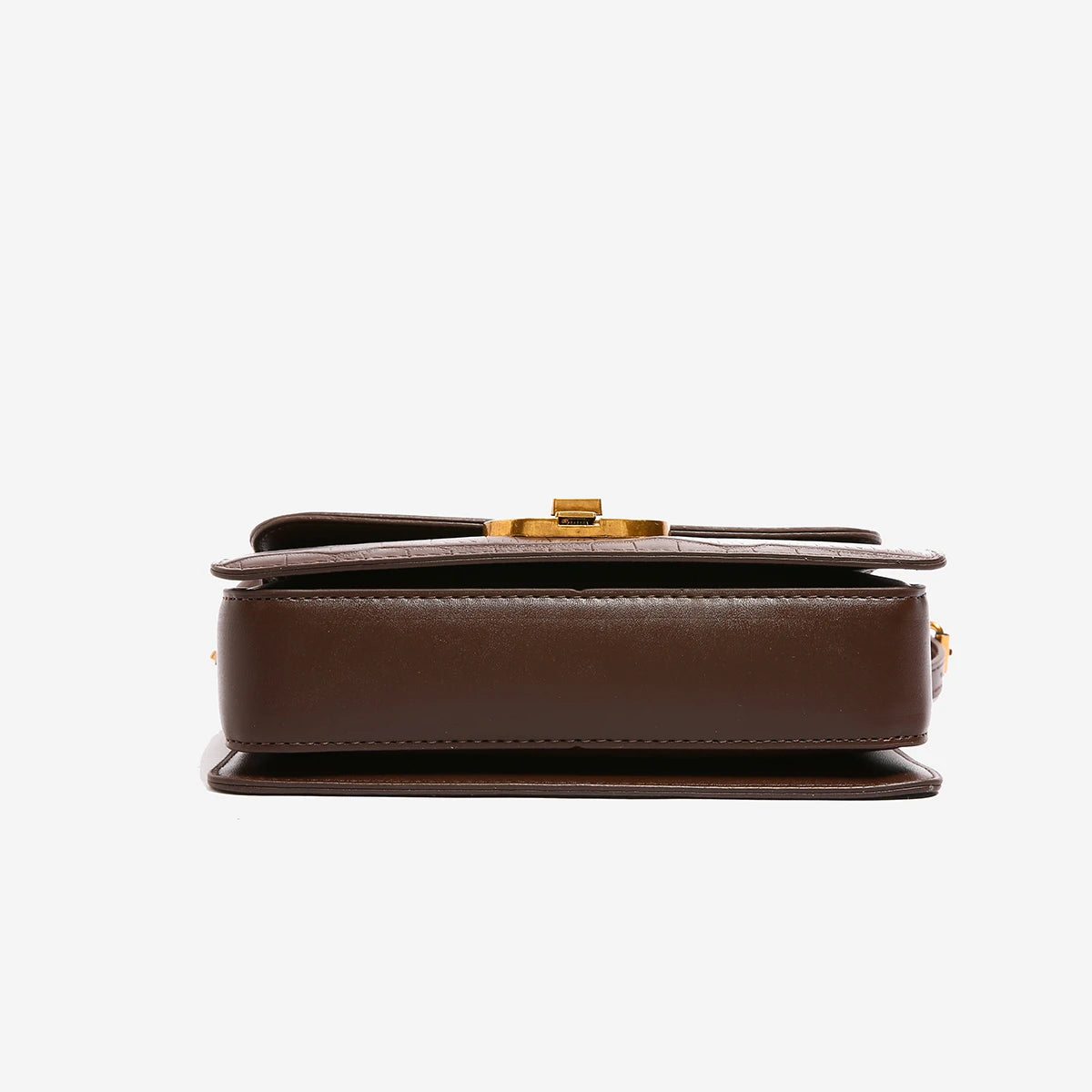 Timeless Elegance Structured Shoulder Bag – Black & Brown