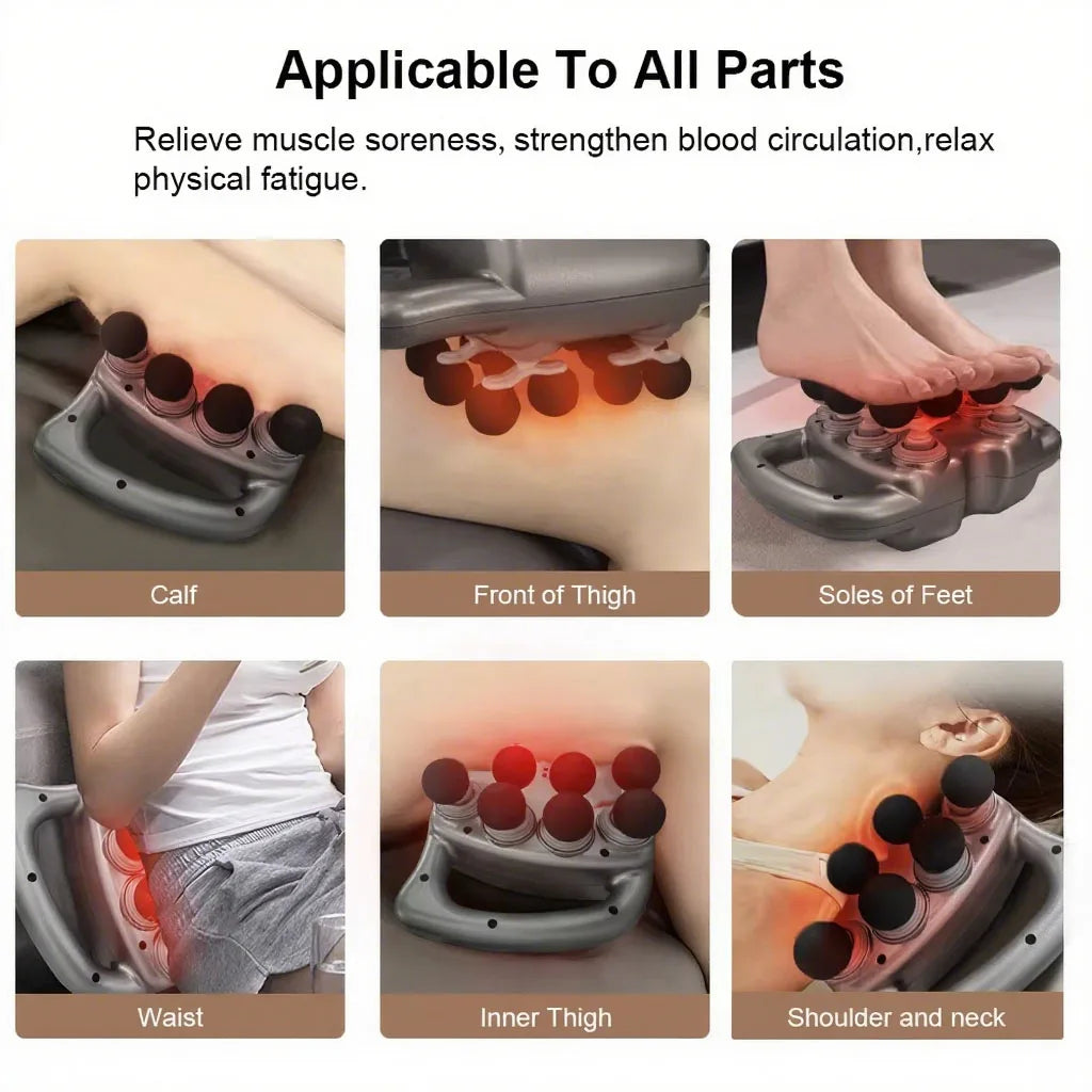 Elegant Multi-Point Heated Massager