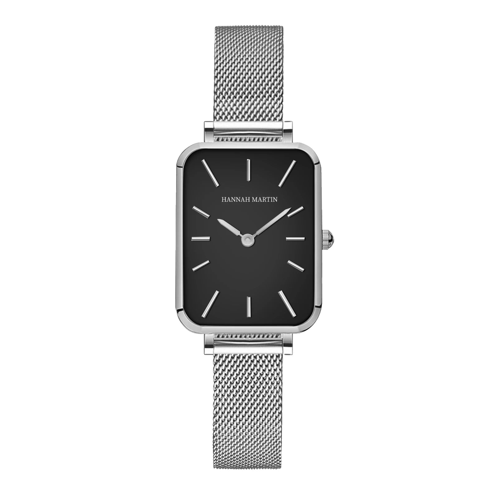 Elegant Square Dial Mesh Strap Watch – Multiple Colours