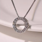 Elegant Sparkling Cubic Zirconia Necklace – 45cm