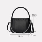 Structured Women's Handbag – Elegant Faux Leather with Inner Storage