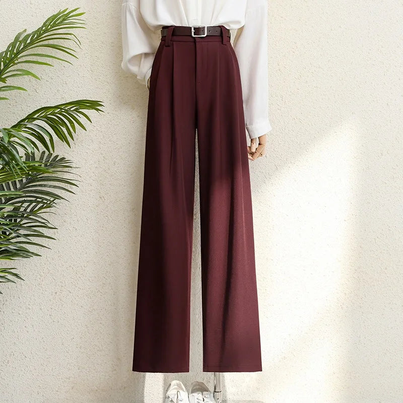 High-Waisted Elegance Trousers – Effortless British Style