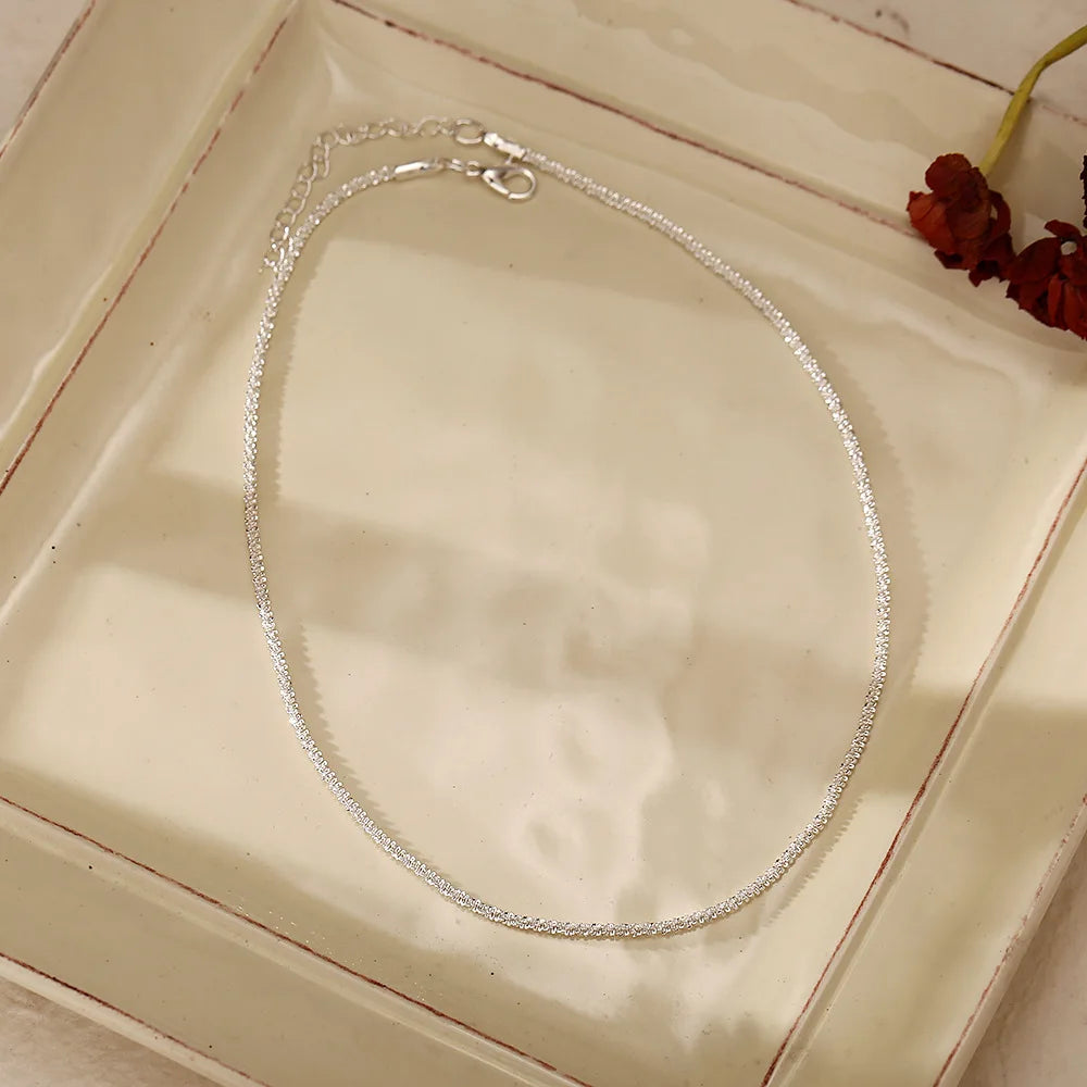 Elegant Double Layer Classic Chain Necklace for Women – Timeless Minimalist Jewellery UK